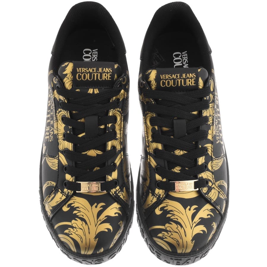 Alternative Image for ProductVersace Jeans Couture Logo Trainers Black3